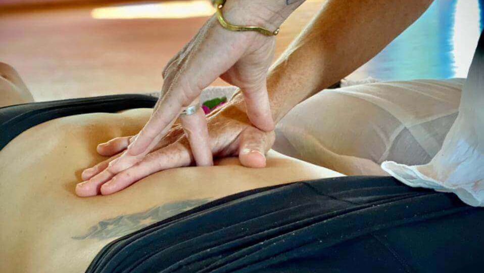 Kerys Massaging the Belly