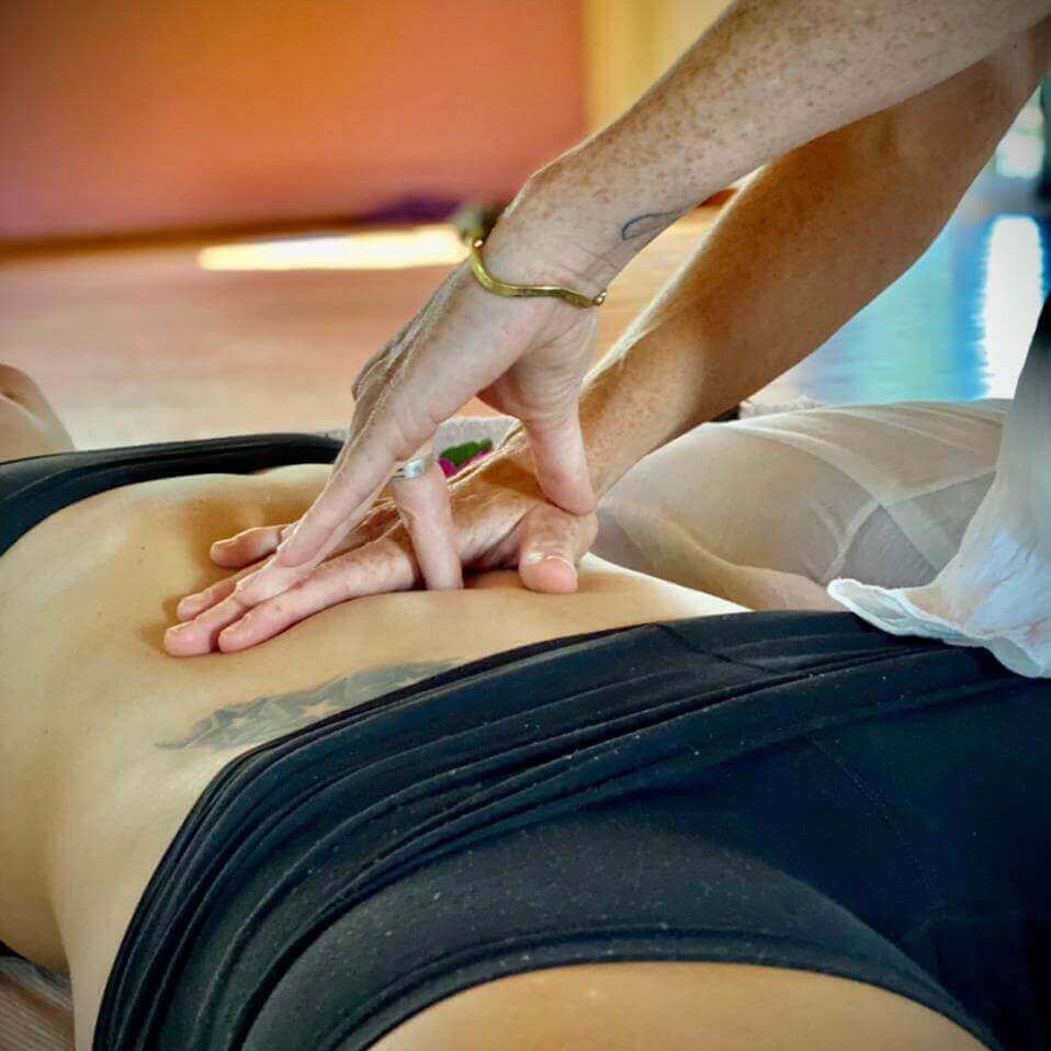 Kerys Massaging the Belly